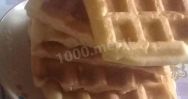 Рецепт Венских вафель на молоке