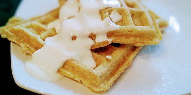 Рецепт яблочных вафель