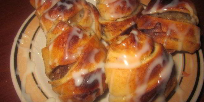 Рецепт яблочных рулетиков