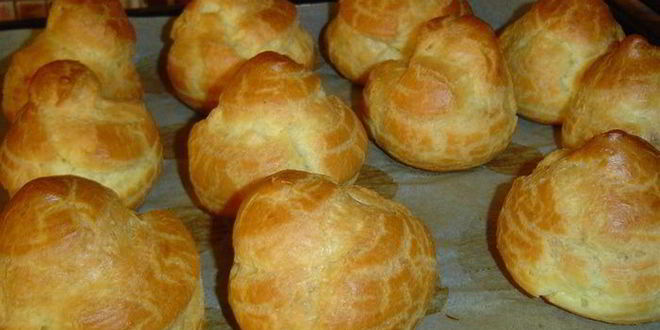 Рецепт профитролей с красной рыбой