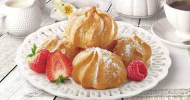 Рецепт Профитролей с нежным кремом