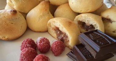 Рецепт Профитролей с шоколадно-ореховым кремом