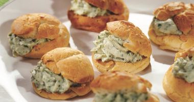 Рецепт Профитролей с сырным кремом