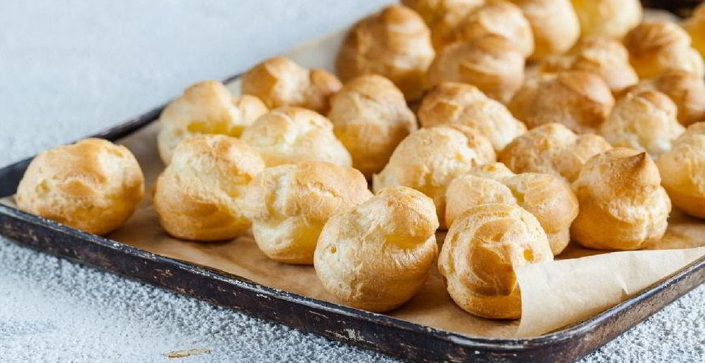 Рецепт профитроли с красной рыбой