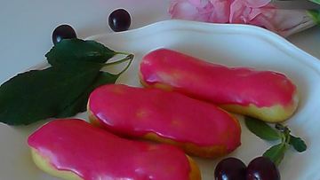 Рецепт Вишневых эклеров