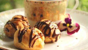 Рецепт Эклеров с кофейным кремом Гроза