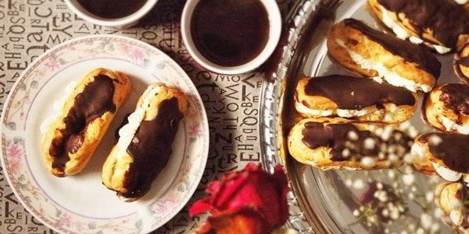 Рецепт эклеров с кофейным кремом гроза