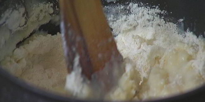 Рецепт эклеров с начинкой из творога и зелени