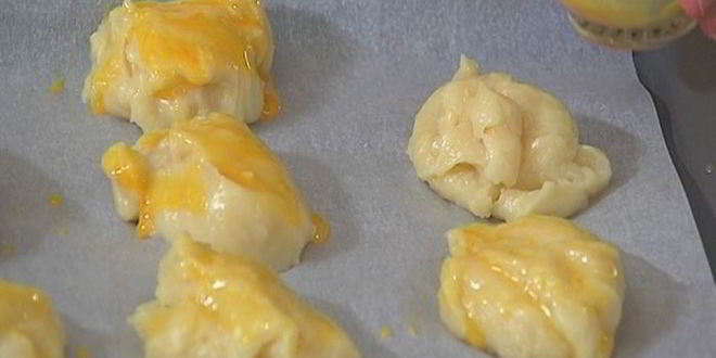 Рецепт эклеров с начинкой из творога и зелени