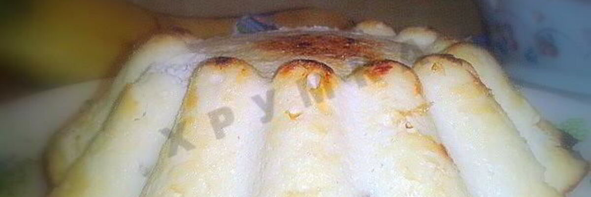 Рецепт Диетической творожной запеканки с бананом