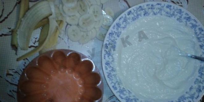 Рецепт диетической творожной запеканки с бананом