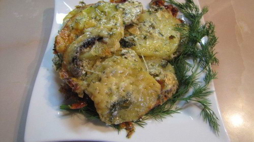 Как приготовить картофельную запеканку с грибами