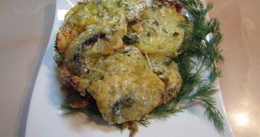 Рецепт Картофельной запеканки с грибами