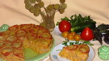 Рецепт Мясной запеканки с кабачками