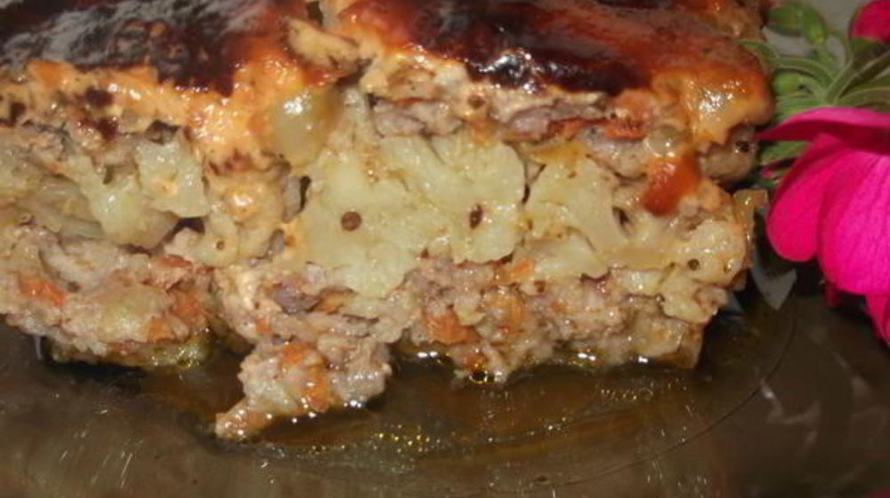 Как приготовить мясную запеканку с цветной капустой