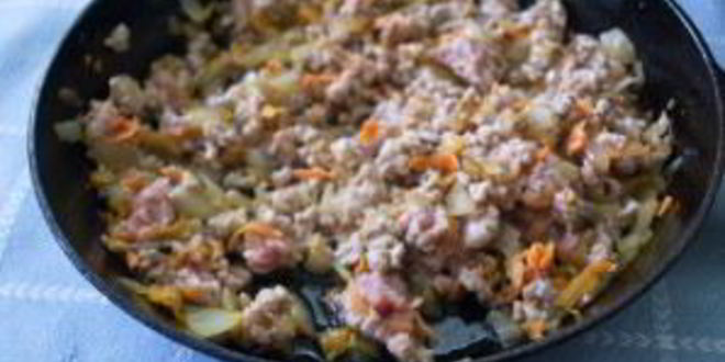Рецепт мясной запеканки в микроволновке