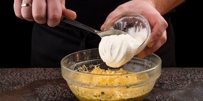 Рецепт сырной запеканки с помидорами черри