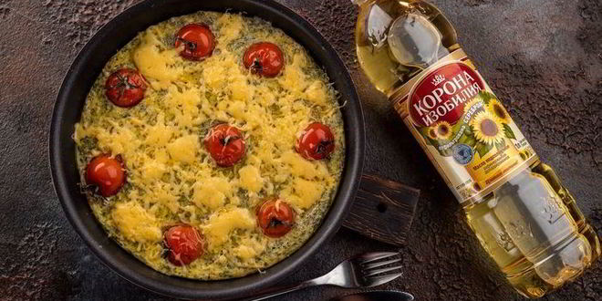 Рецепт сырной запеканки с помидорами черри