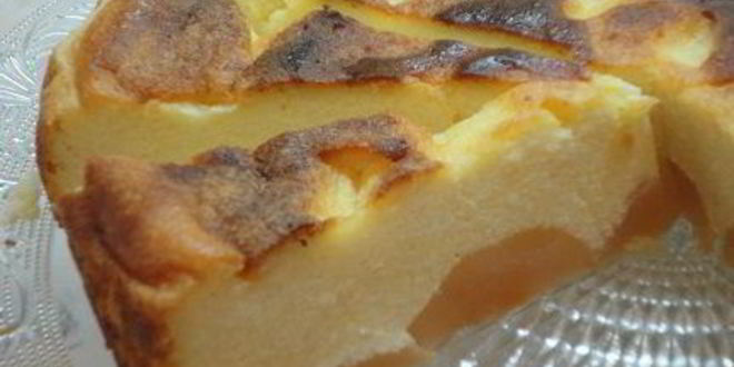 Рецепт творожной запеканки с яблоками