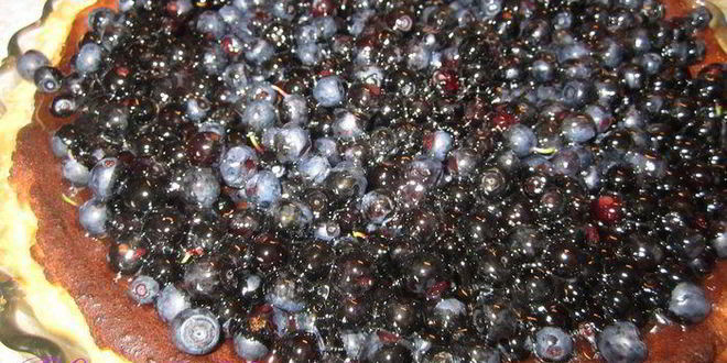 Рецепт запеканки черника в карамели