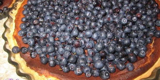 Рецепт запеканки черника в карамели