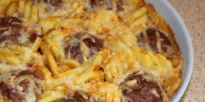 Рецепт запеканки из фарша и картофеля