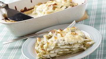 Рецепт Запеканки из пасты с тремя сырами