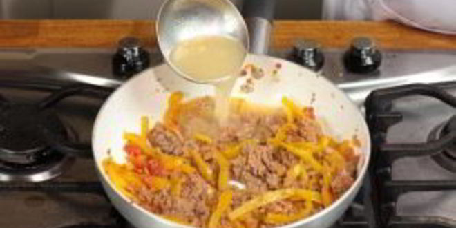 Рецепт запеканки из риса с фаршем