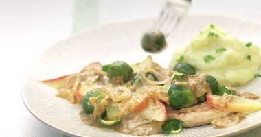 Рецепт Запеканки из шницеля и брюссельской капусты