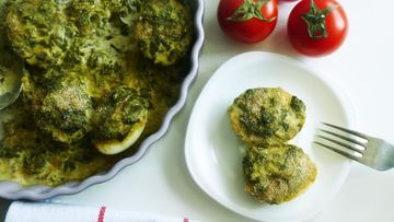 Рецепт Запеканки из яиц и щавеля