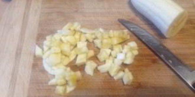 Рецепт запеканки с бананом и грушей