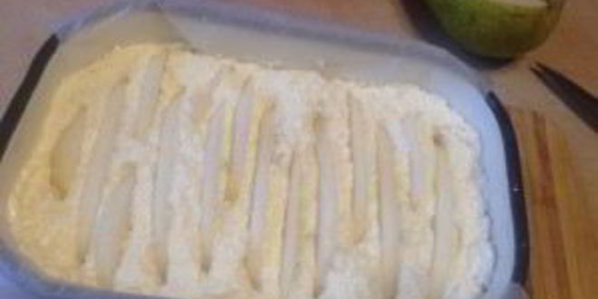 Рецепт запеканки с бананом и грушей