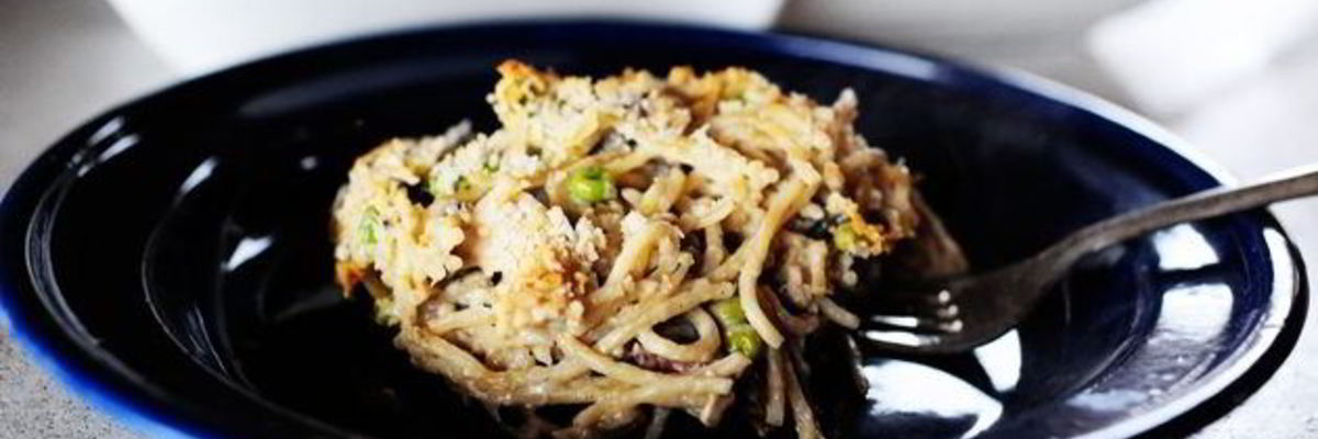 Рецепт Запеканки с индейкой и спагетти