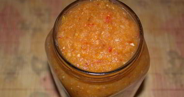 Рецепт Аджики из кабачка и ябок