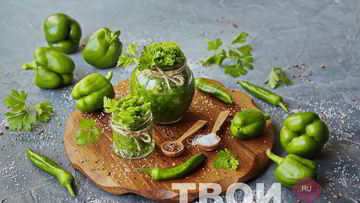 Рецепт Аджики из зеленого перца