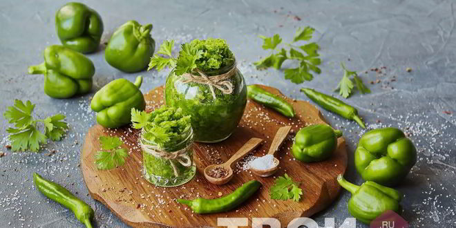 Рецепт аджики из зеленого перца