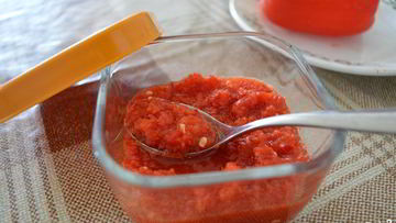 Рецепт Аджики с хреном на зиму с варкой