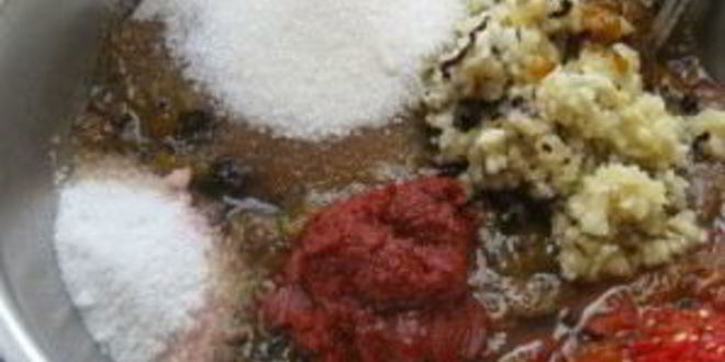 Рецепт аджики со сливами