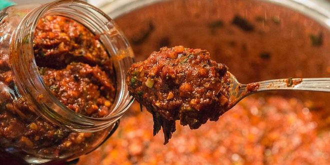 Рецепт кавказской аджики на зиму