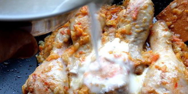 Рецепт куриных ножек в домашней аджике