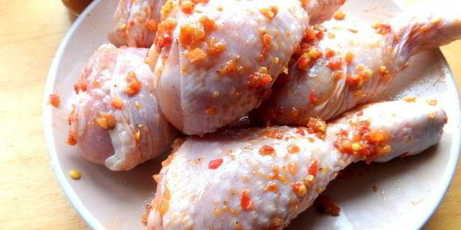 Рецепт куриных ножек в домашней аджике