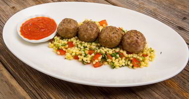 Рецепт Митболов с птитимом и домашней аджикой