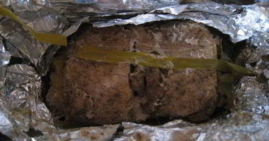 Рецепт Печеного мяса в аджике