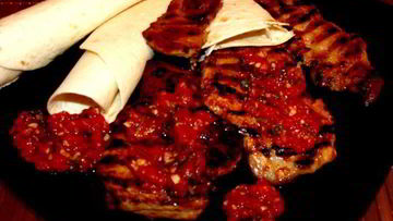 Рецепт Свинины-гриля в аджике