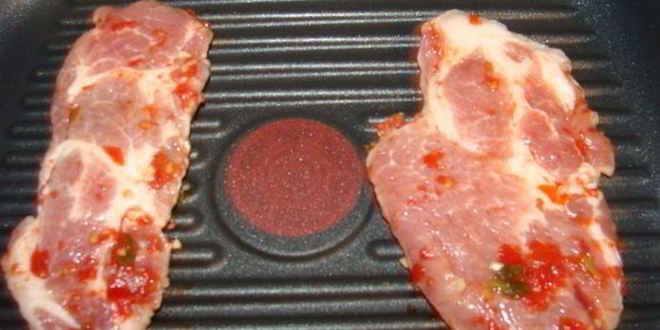 Рецепт свинины-гриля в аджике