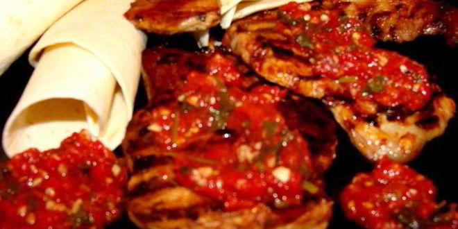 Рецепт свинины-гриля в аджике