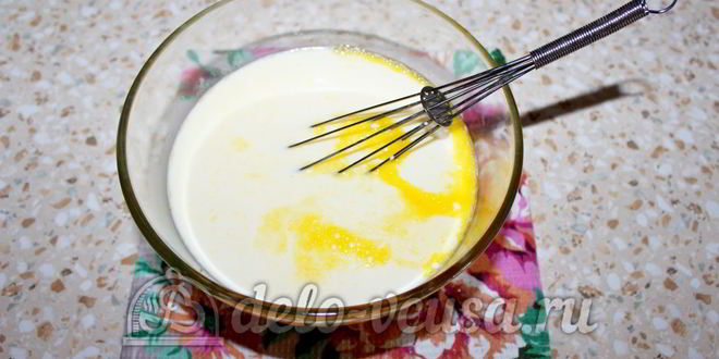 Рецепт блинчиков с джемом