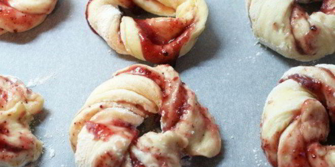 Рецепт бубликов с джемом