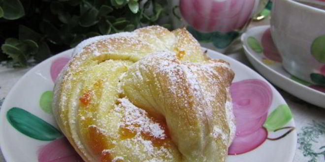 Рецепт булочек с абрикосовым джемом