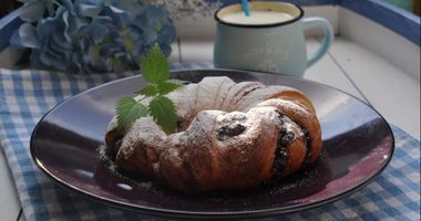 Рецепт Булочек-веночков с джемом